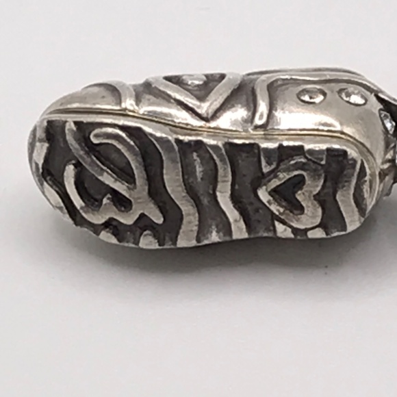 Brighton Tiny Running Shoe Pendant Dangle Charm Silver Plate Sneaker Sports - Picture 5 of 9